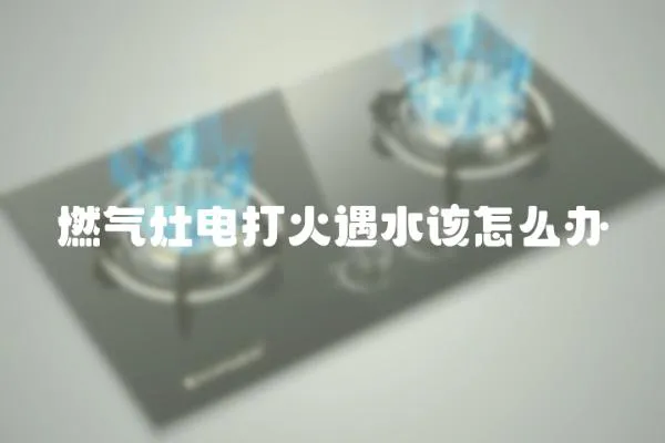 燃气灶电打火遇水该怎么办