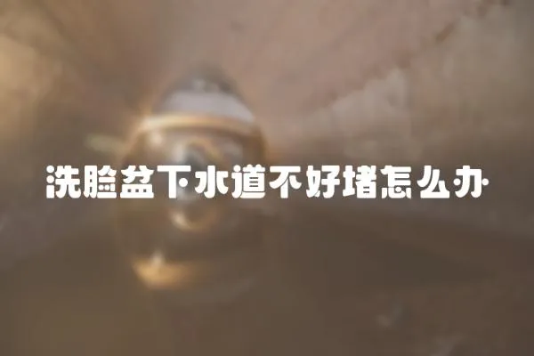 洗臉盆下水道不好堵怎么辦