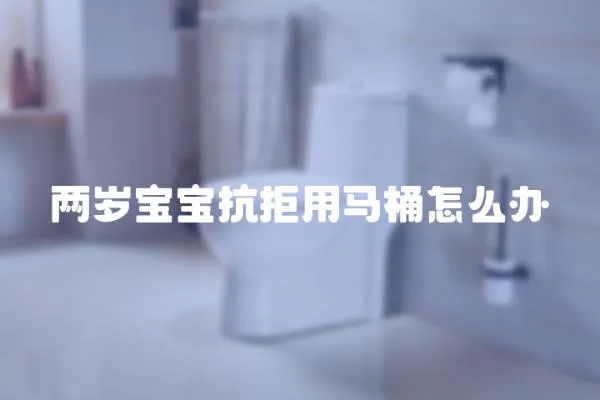 兩歲寶寶抗拒用馬桶怎么辦