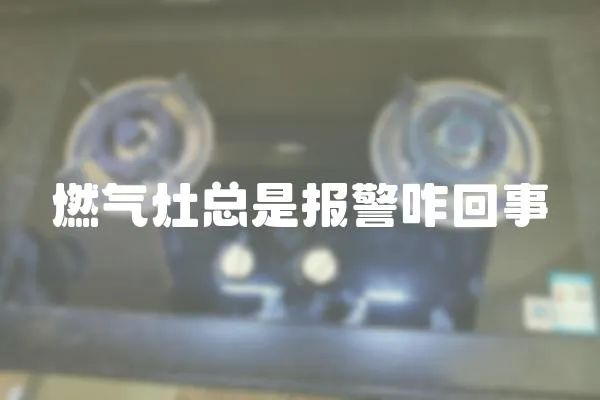燃氣灶總是報警咋回事