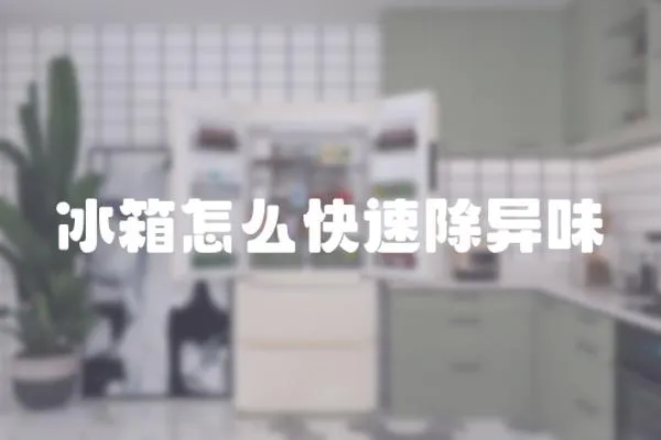 冰箱怎么快速除異味