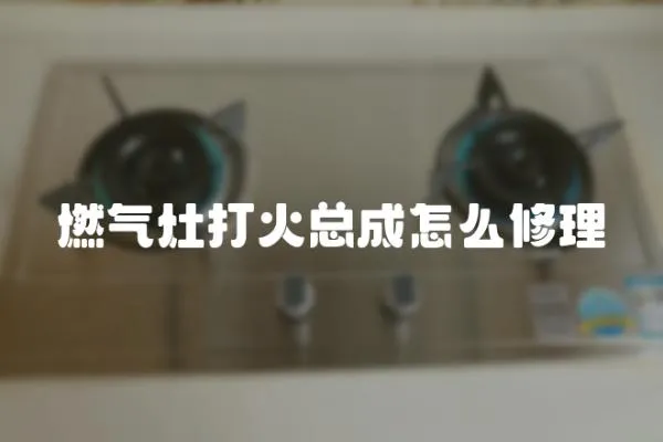 燃氣灶打火總成怎么修理