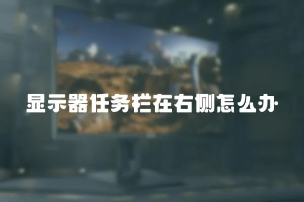 顯示器任務(wù)欄在右側(cè)怎么辦