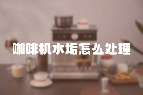 咖啡機水垢怎么處理