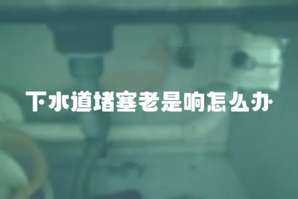 下水道堵塞老是響怎么辦