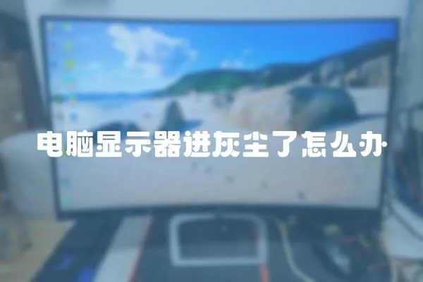 電腦顯示器進灰塵了怎么辦