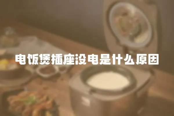 電飯煲插座沒(méi)電是什么原因