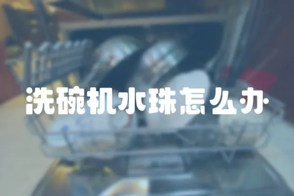 洗碗機水珠怎么辦
