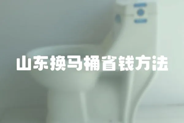 山东换马桶省钱方法