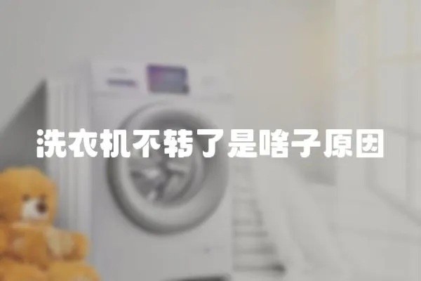 洗衣機不轉了是啥子原因