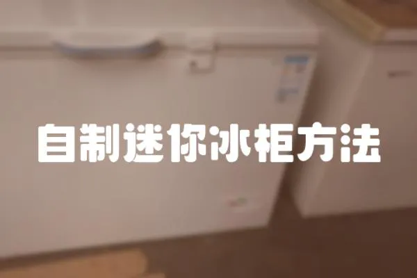 自制迷你冰柜方法
