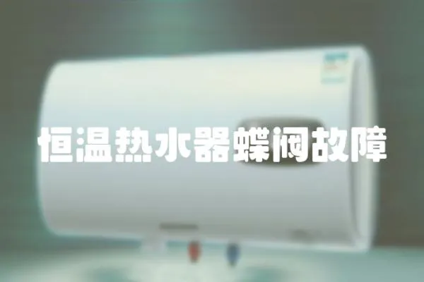 恒溫熱水器蝶閥故障