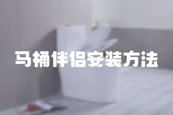 馬桶伴侶安裝方法