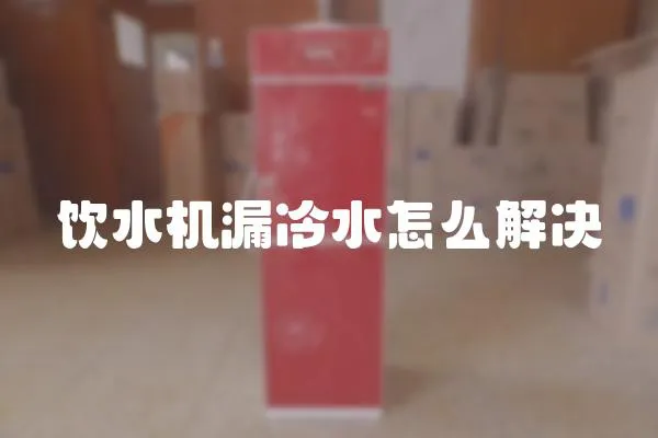 飲水機漏冷水怎么解決