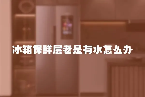 冰箱保鮮層老是有水怎么辦