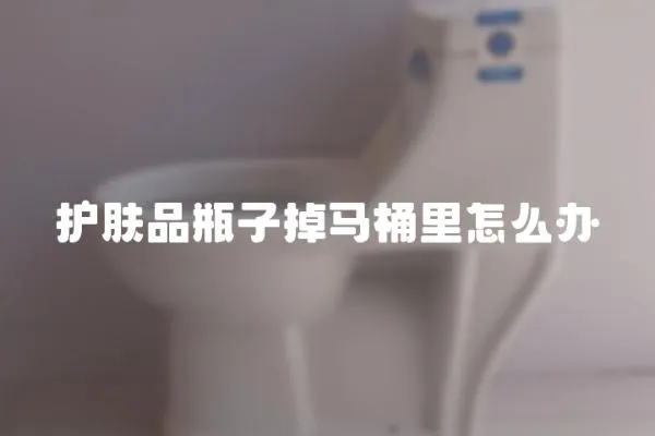 護膚品瓶子掉馬桶里怎么辦