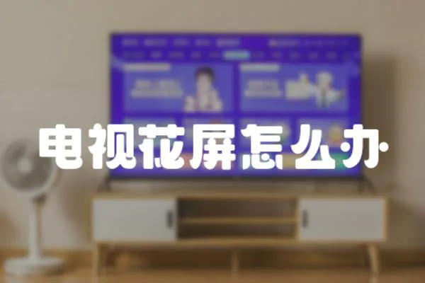 電視花屏怎么辦