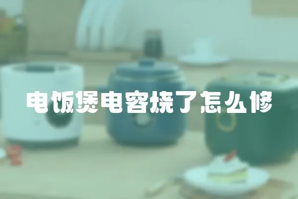 電飯煲電容燒了怎么修
