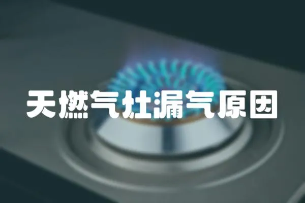 天燃氣灶漏氣原因
