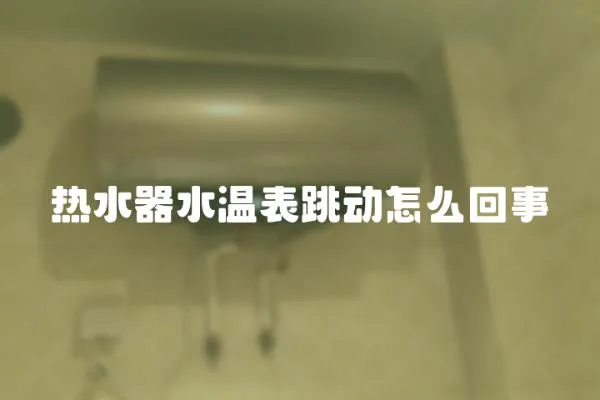 熱水器水溫表跳動怎么回事
