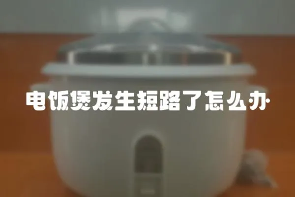 電飯煲發生短路了怎么辦