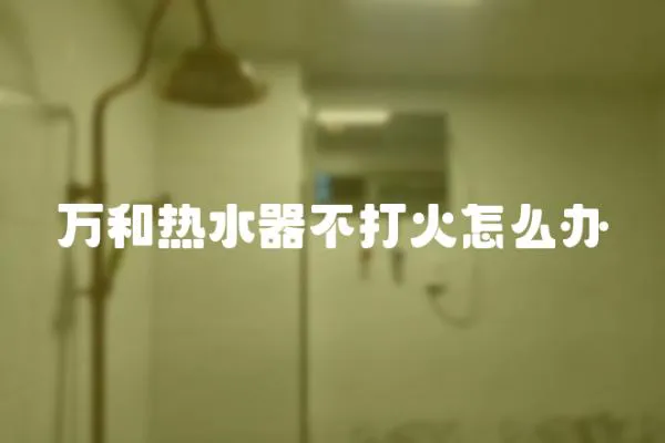 萬(wàn)和熱水器不打火怎么辦