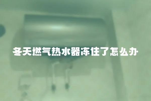 冬天燃气热水器冻住了怎么办