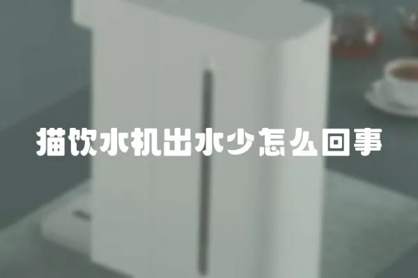 貓飲水機出水少怎么回事