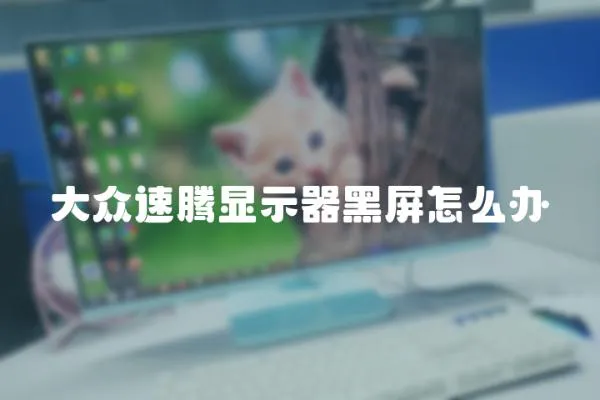 大眾速騰顯示器黑屏怎么辦