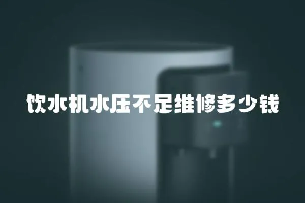 飲水機(jī)水壓不足維修多少錢(qián)