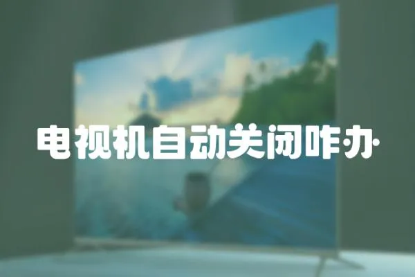 電視機自動關閉咋辦