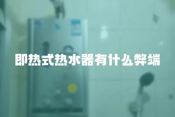 即熱式熱水器有什么弊端