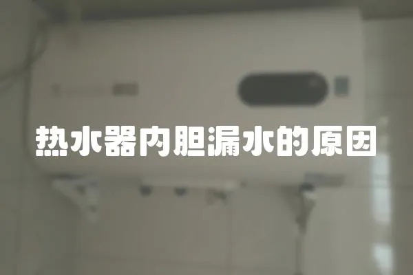 熱水器內膽漏水的原因