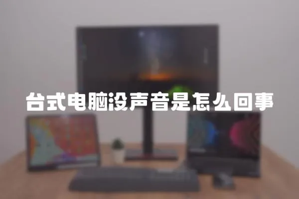 臺式電腦沒聲音是怎么回事