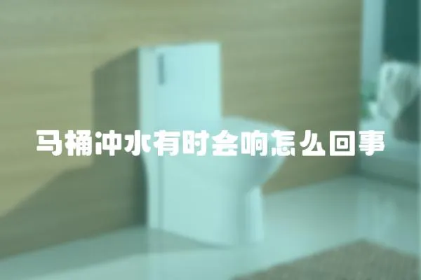 馬桶沖水有時(shí)會(huì)響怎么回事