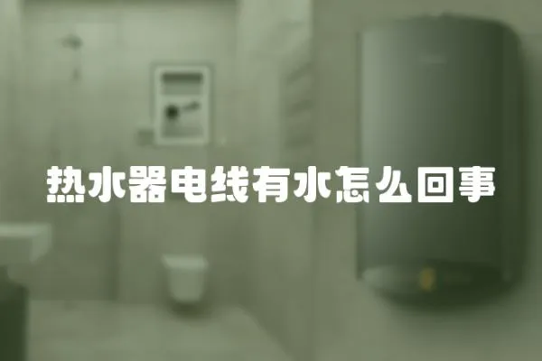 熱水器電線有水怎么回事