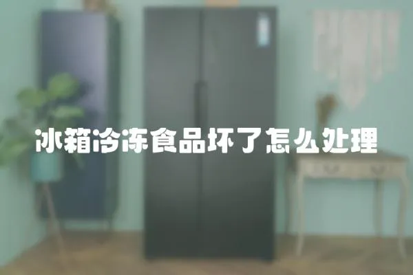 冰箱冷凍食品壞了怎么處理