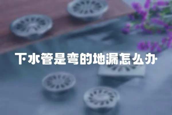下水管是彎的地漏怎么辦
