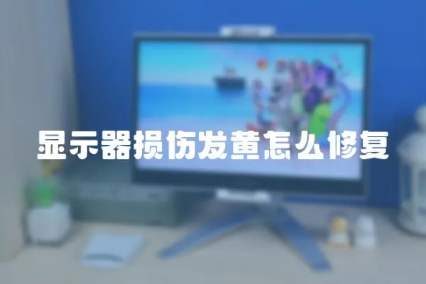 顯示器損傷發黃怎么修復