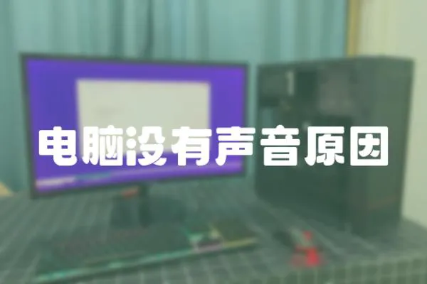 電腦沒有聲音原因