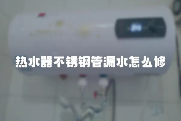 熱水器不銹鋼管漏水怎么修