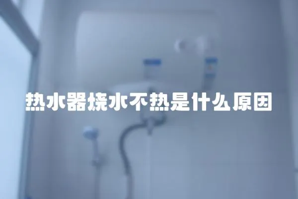 热水器烧水不热是什么原因