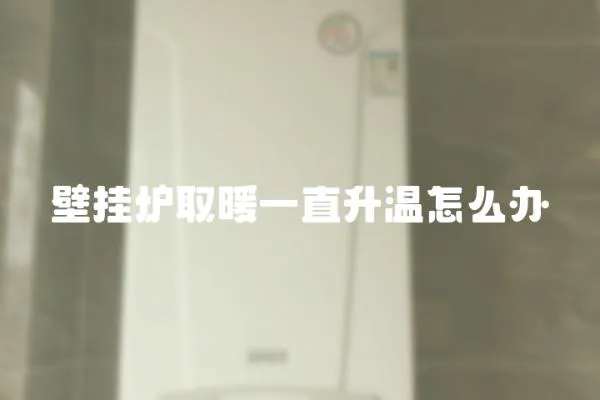 壁掛爐取暖一直升溫怎么辦