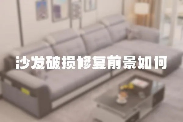 沙發破損修復前景如何