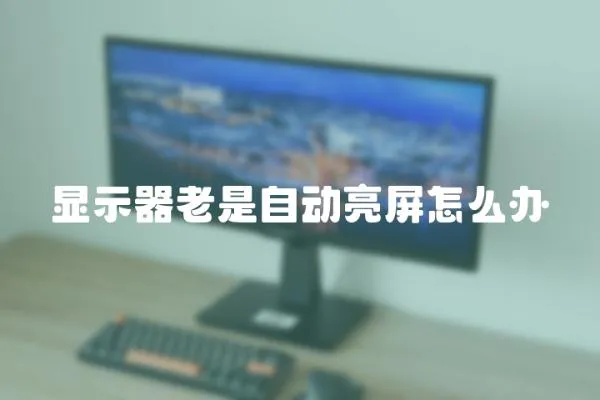 顯示器老是自動(dòng)亮屏怎么辦