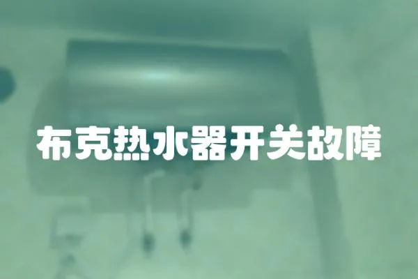布克熱水器開關故障