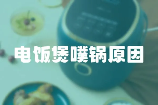 電飯煲噗鍋原因