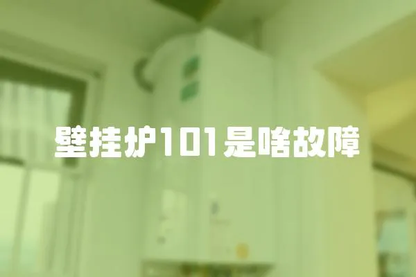 壁掛爐101是啥故障