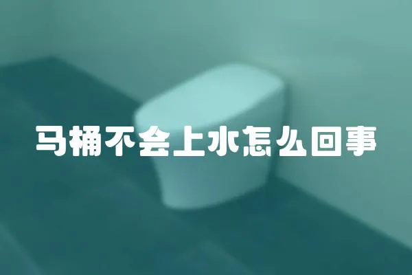 馬桶不會(huì)上水怎么回事
