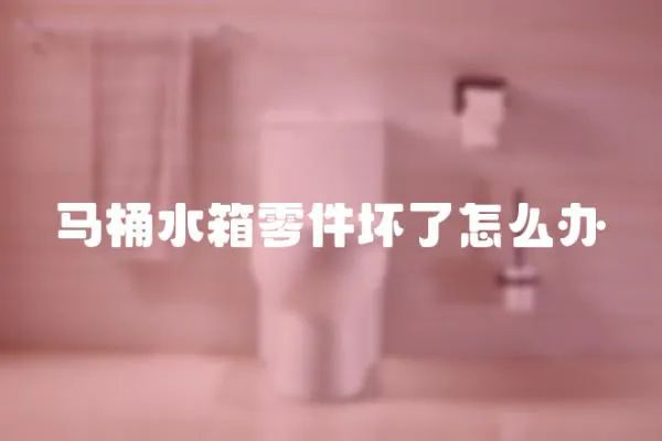 馬桶水箱零件壞了怎么辦